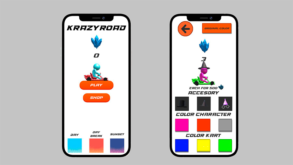 KrazyRoad screenshot